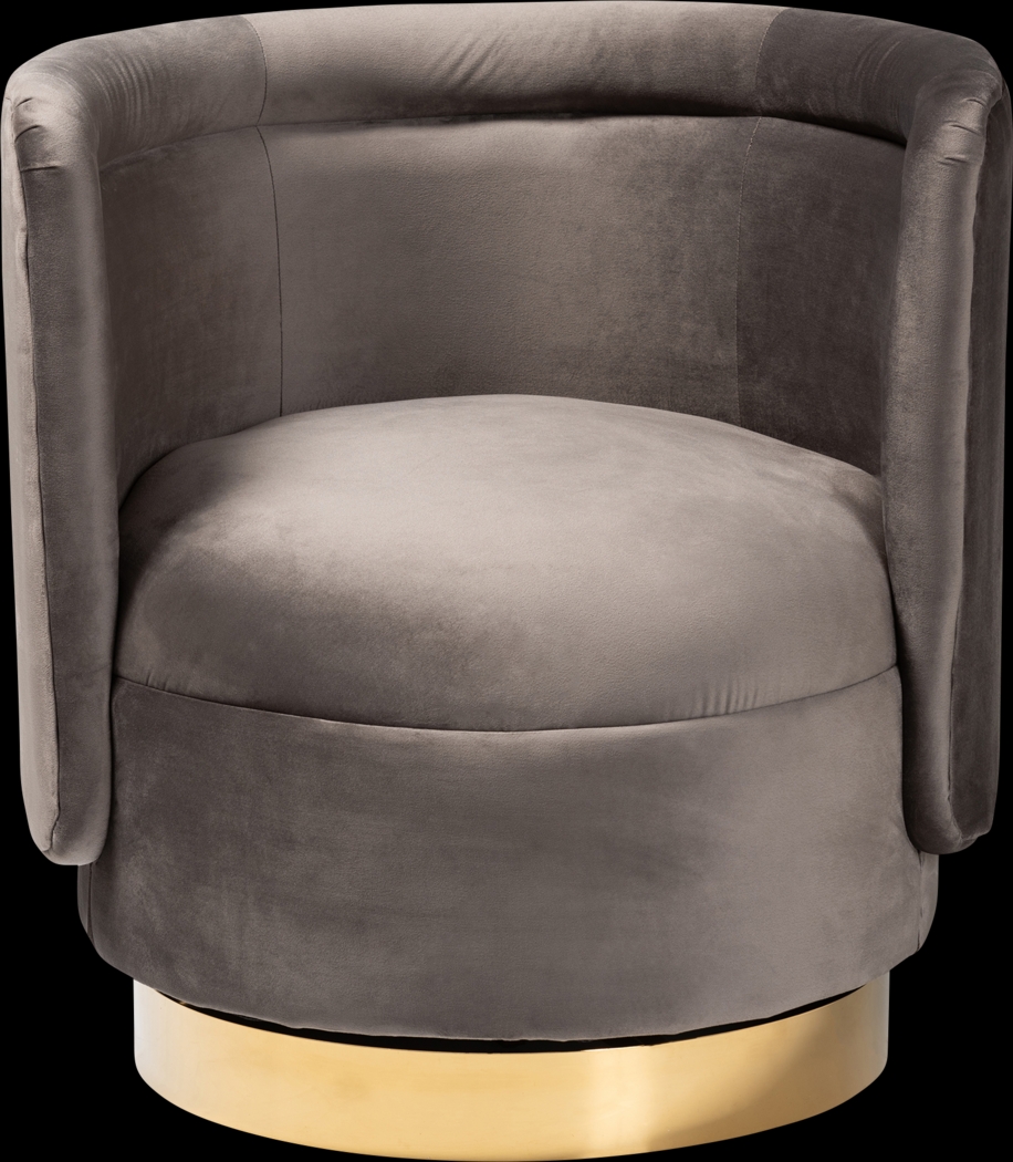 Boek Gray Accent Chair - Thumbnail - Image 2