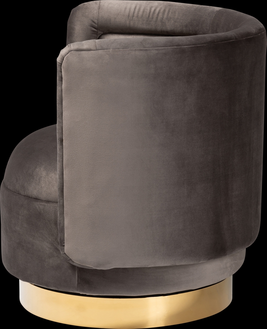 Boek Gray Accent Chair - Thumbnail - Image 3