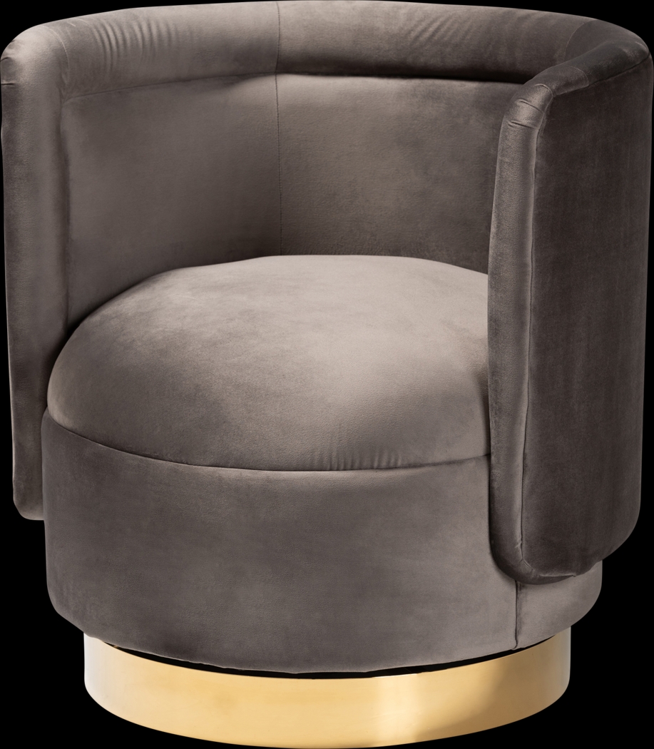 Boek Gray Accent Chair - Thumbnail - Image 1