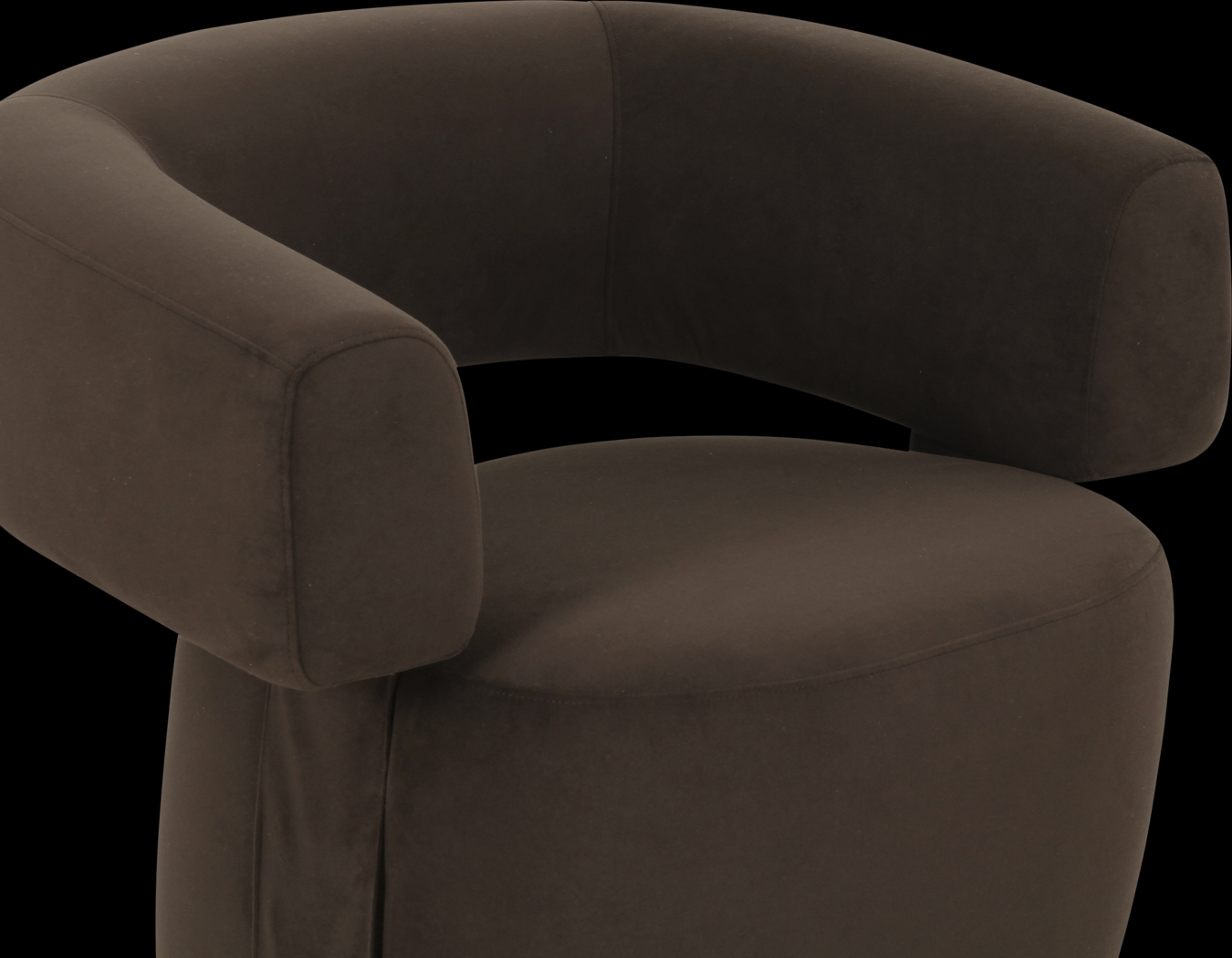 Bohanan Dark Brown Accent Chair - Thumbnail - Image 3
