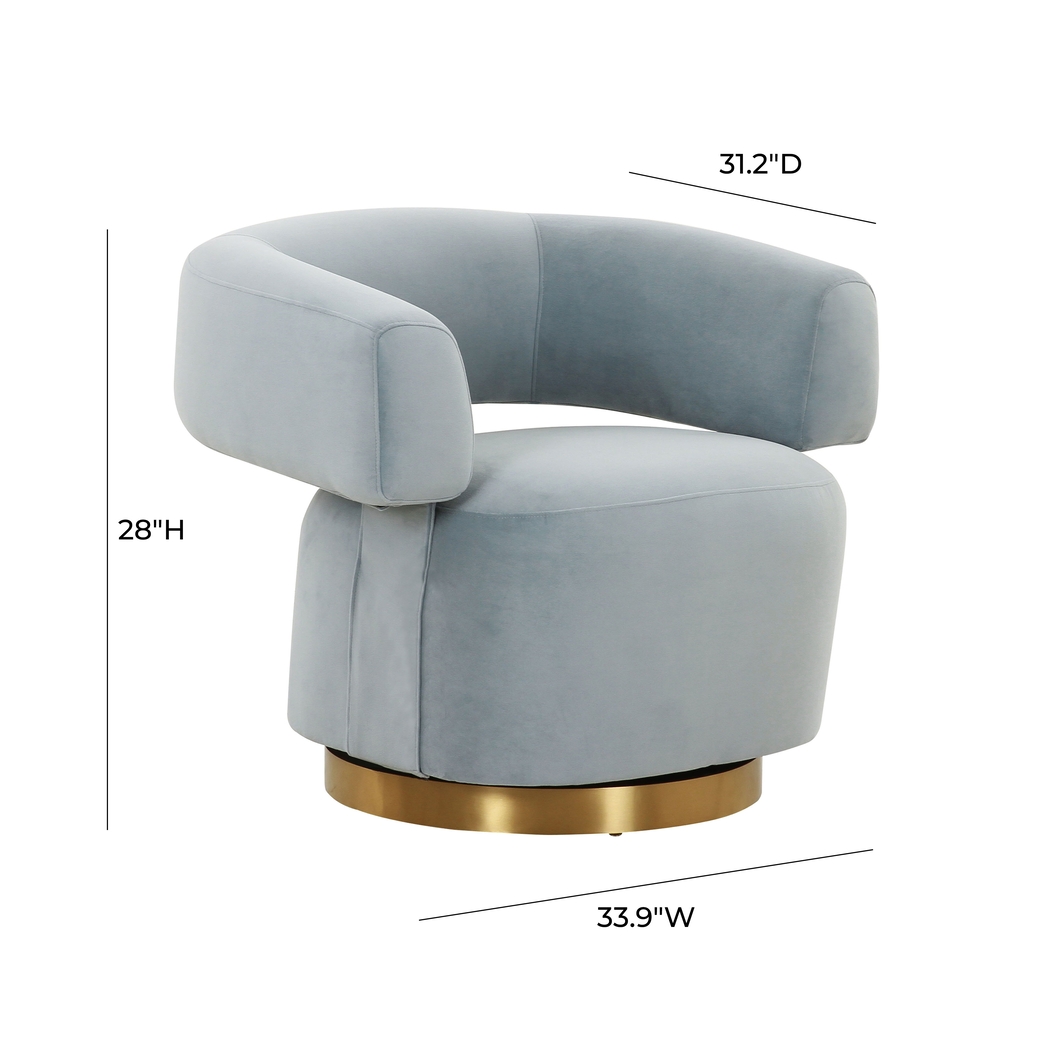 Bohanan Gray Accent Chair - Thumbnail - Image 6