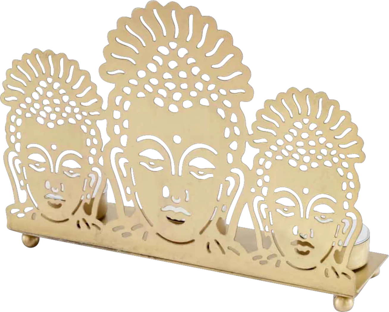 Bohdie Gold Candle Holder - Thumbnail - Image 1