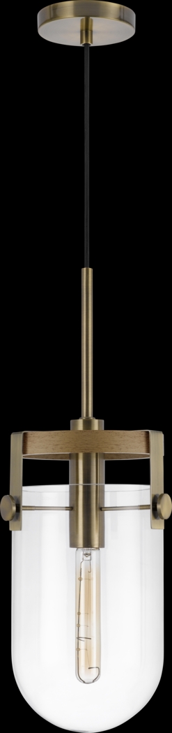 Bohicket Estates Brass Pendant - Thumbnail - Image 1