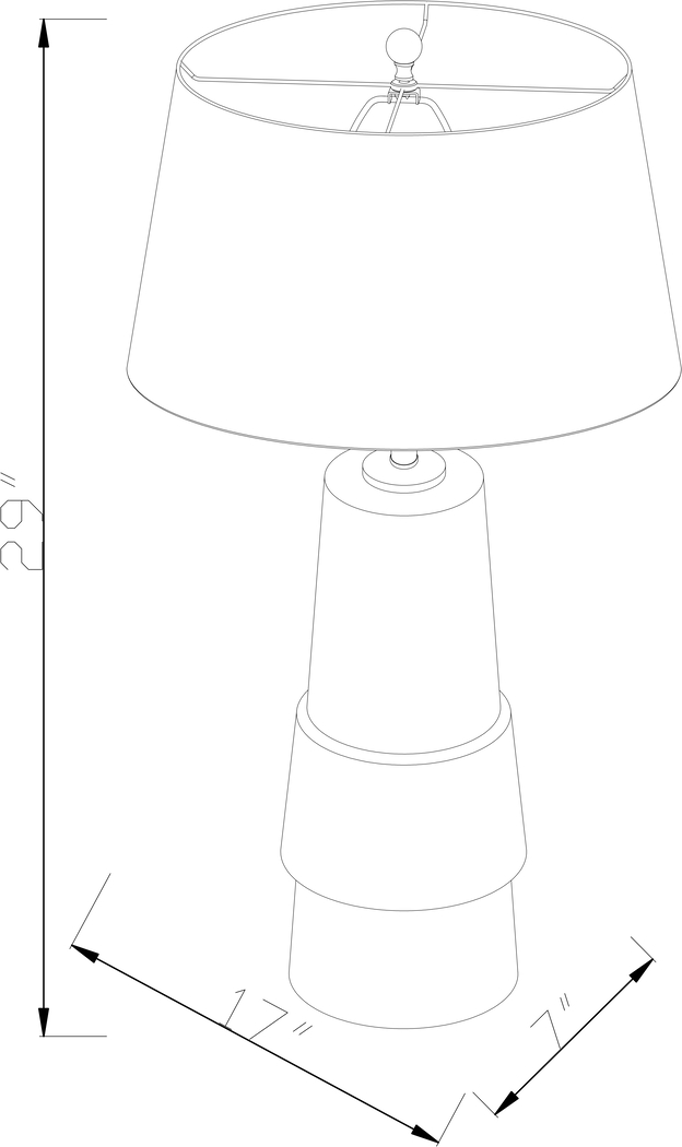 Boice Park Ivory Lamp - Thumbnail - Image 7
