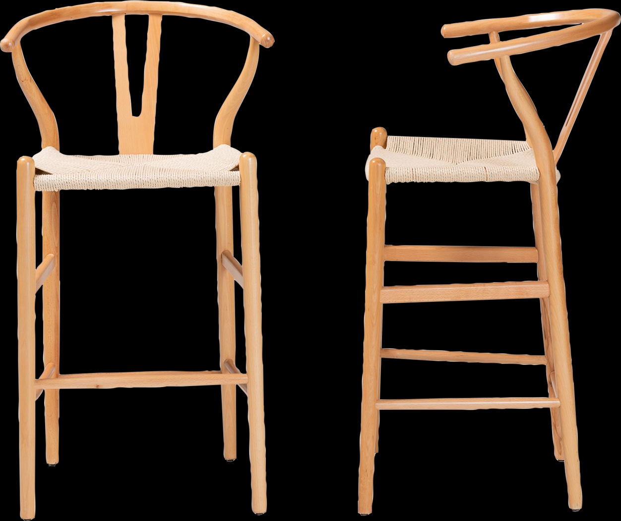 Boilvin Brown Barstool, Set of 2 - Thumbnail - Image 5