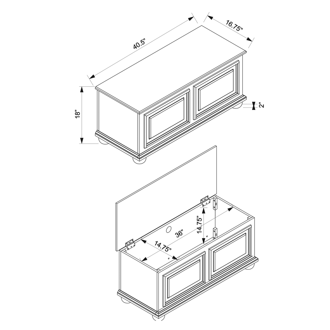 Bolanos Cherry Cedar Chest - Thumbnail - Image 20