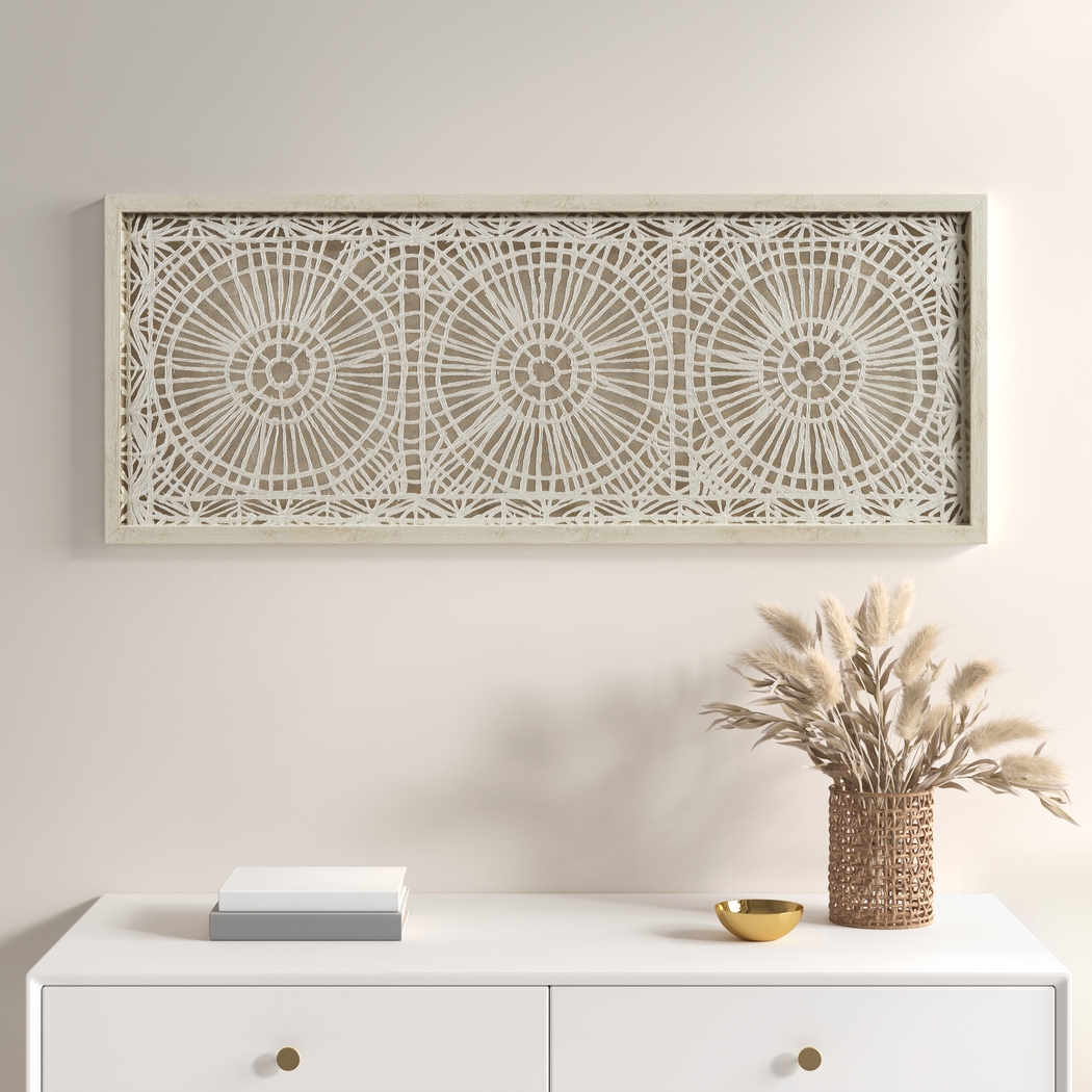 Bolayi Off White Wall Decor - Thumbnail - Image 2