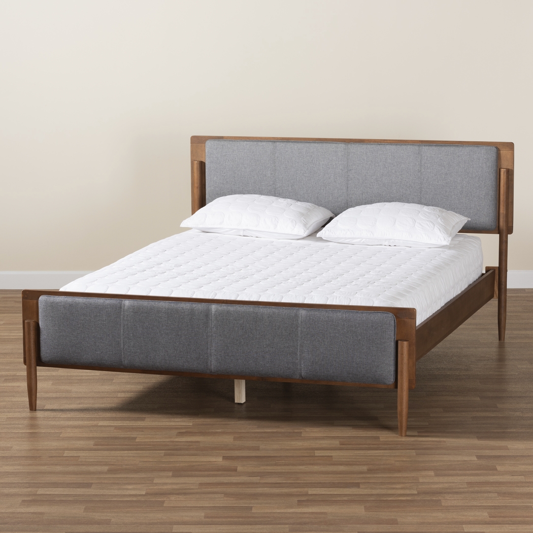 Bolender Gray King Platform Bed - Thumbnail - Image 3