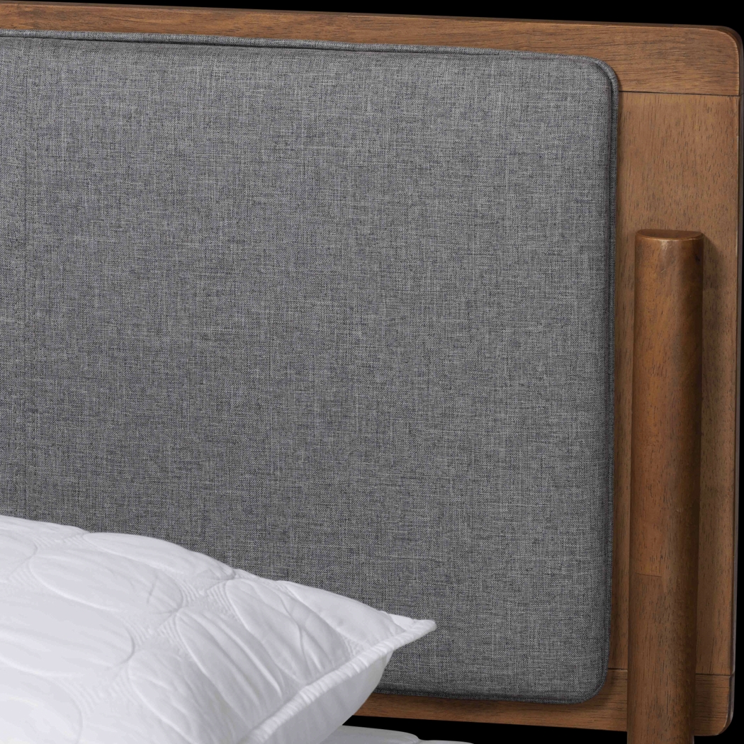 Bolender Gray King Platform Bed - Thumbnail - Image 6