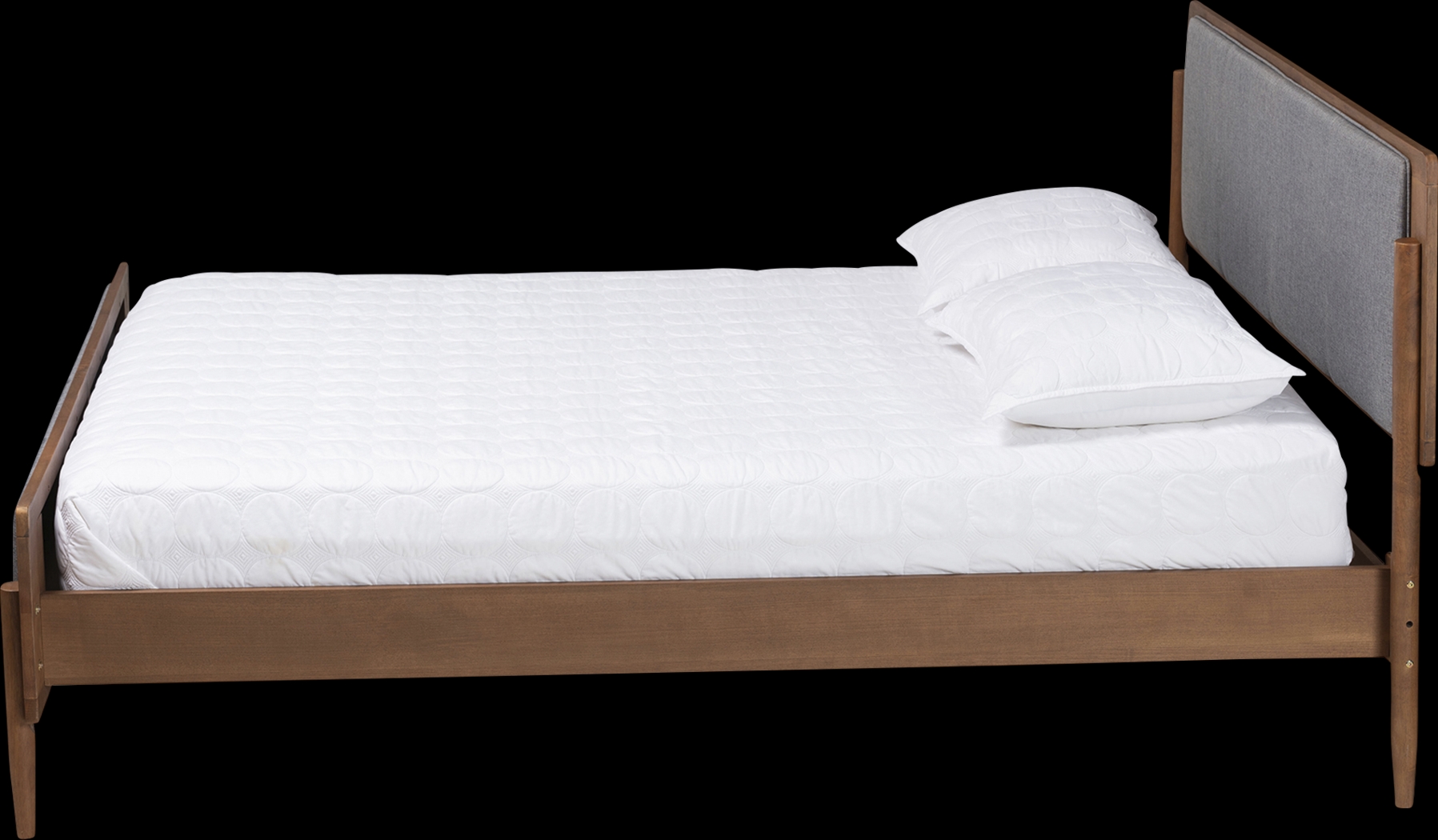 Bolender Gray Queen Platform Bed - Thumbnail - Image 4