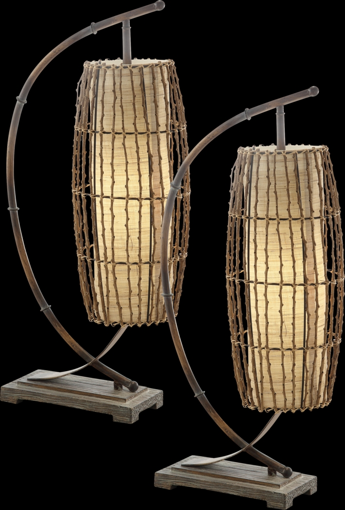 Boleyn Heights Beige Lamp, Set of 2 - Thumbnail - Image 1