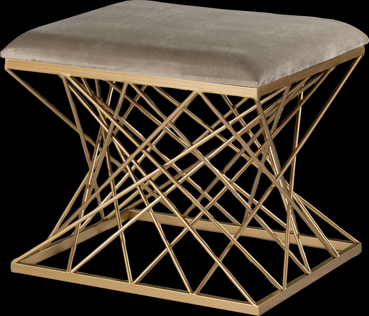 Boleynwood Gray Ottoman - Thumbnail - Image 1