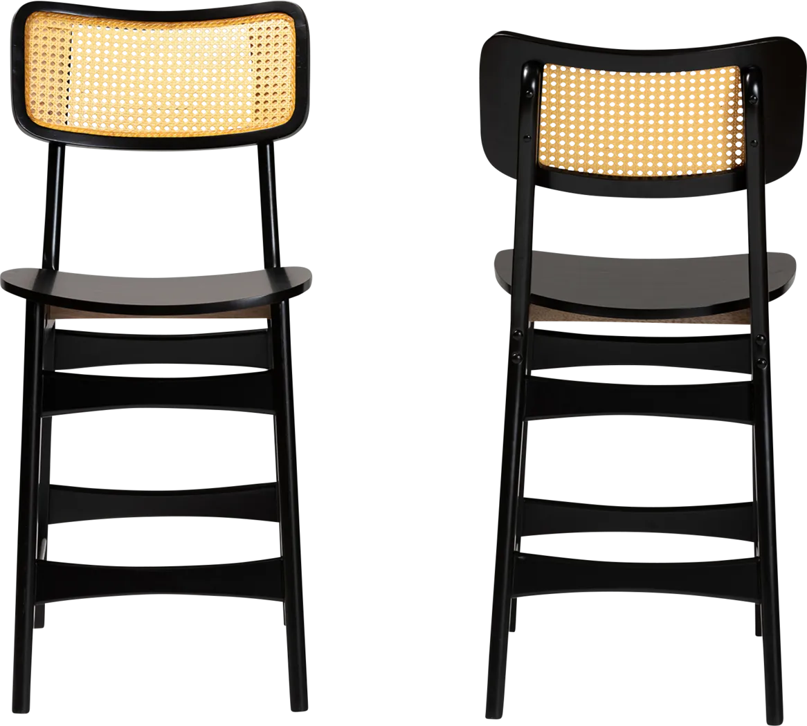 Bolgiano Dark Brown Counter Stool, Set of 2 - Thumbnail - Image 4