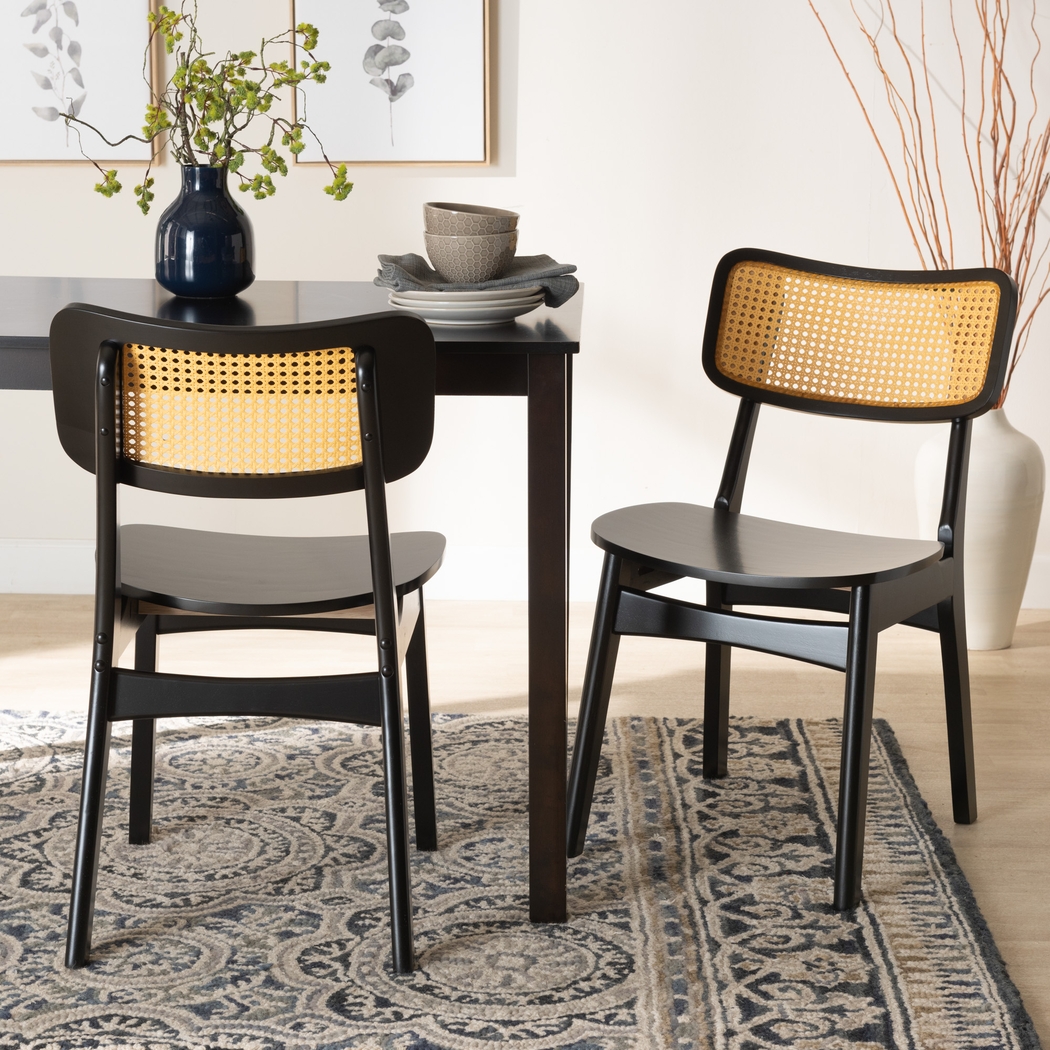 Bolgiano Dark Brown Dining Chair, Set of 2 - Thumbnail - Image 2