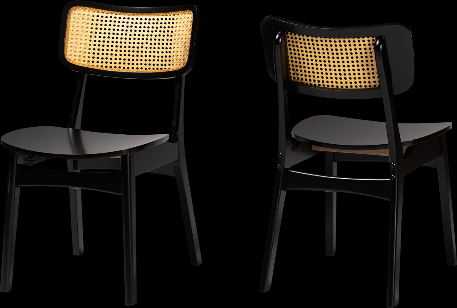 Bolgiano Dark Brown Dining Chair, Set of 2 - Thumbnail - Image 1