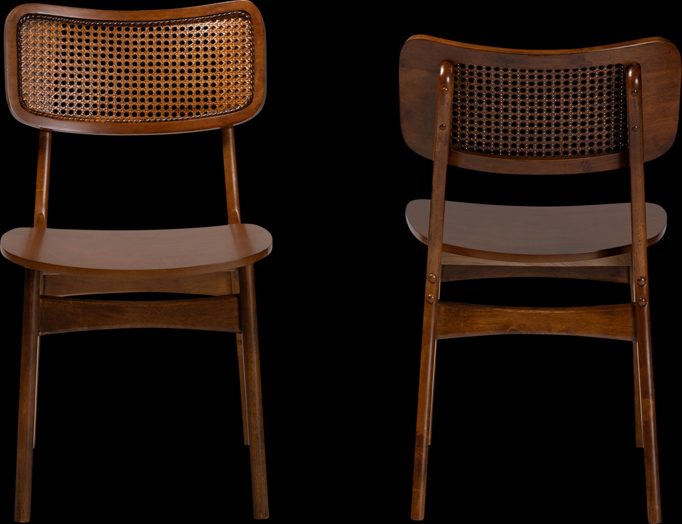 Bolgiano Walnut Brown Dining Chair, Set of 2 - Thumbnail - Image 3