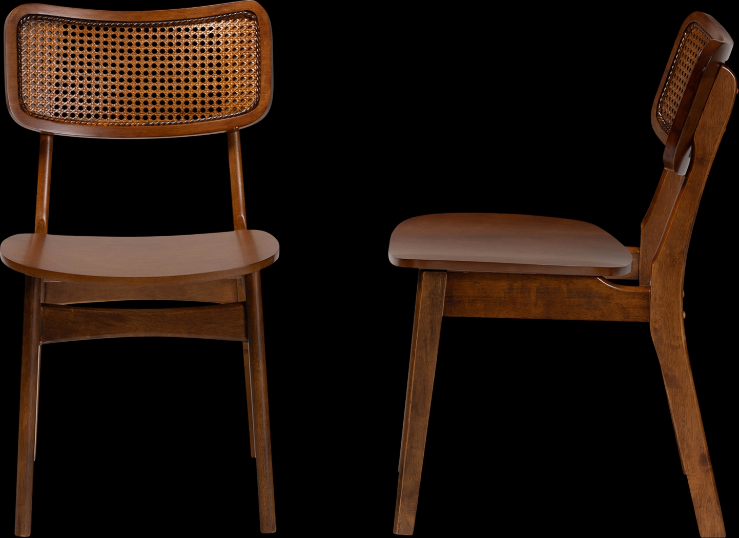 Bolgiano Walnut Brown Dining Chair, Set of 2 - Thumbnail - Image 4