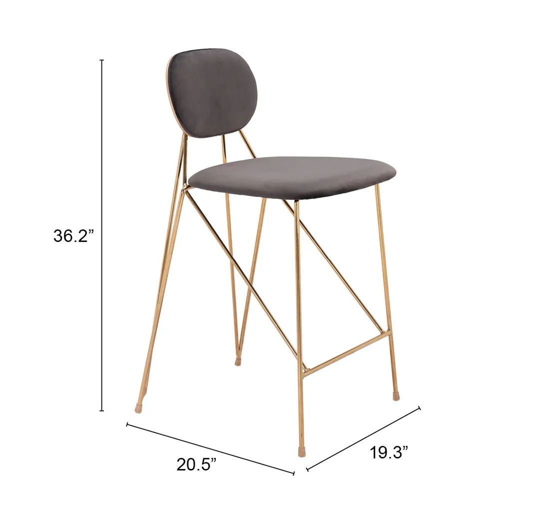 Bolivar Gray Counter Height Stool, Set of 2 - Thumbnail - Image 8
