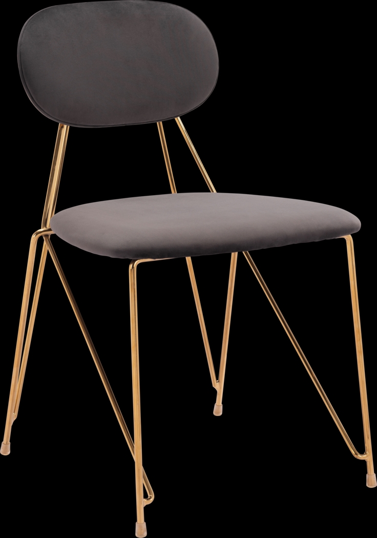 Bolivar Gray Side Chair, Set of 2 - Thumbnail - Image 3