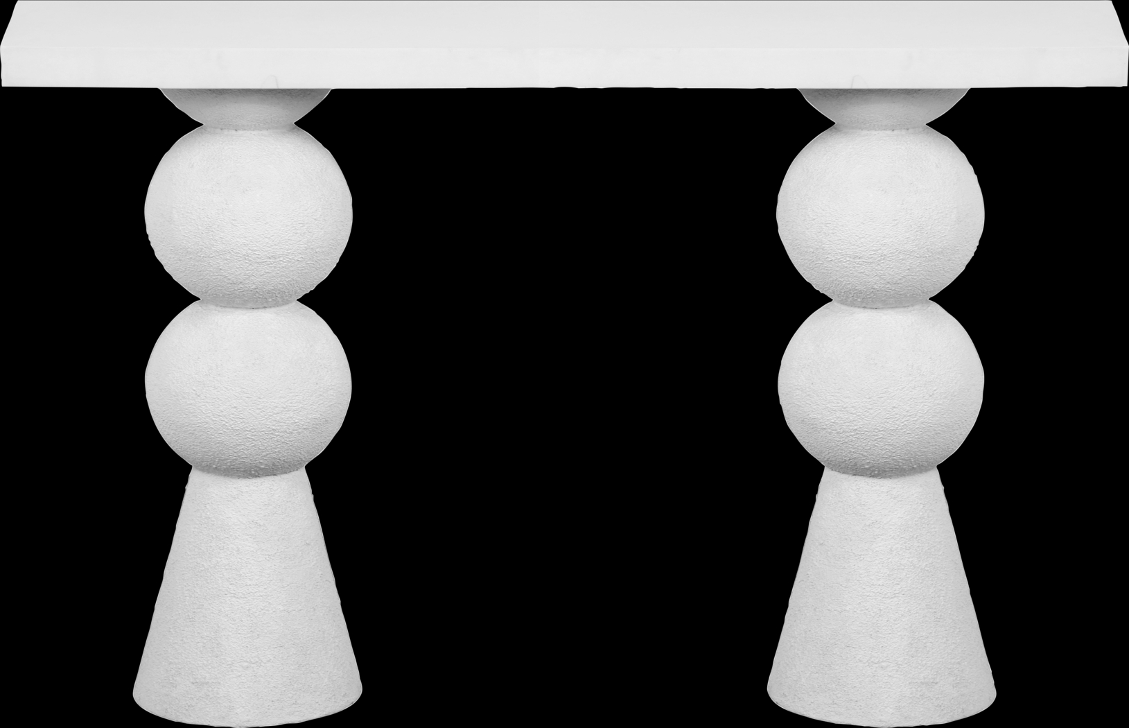 Bolleana White Sofa Table - Thumbnail - Image 4