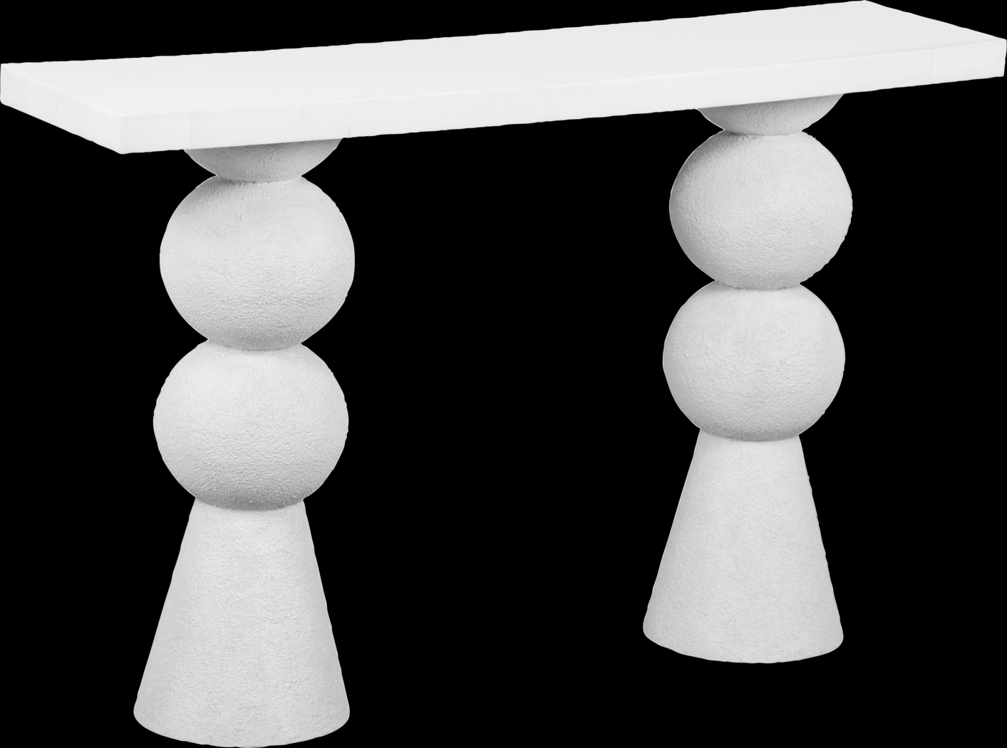 Bolleana White Sofa Table - Thumbnail - Image 1