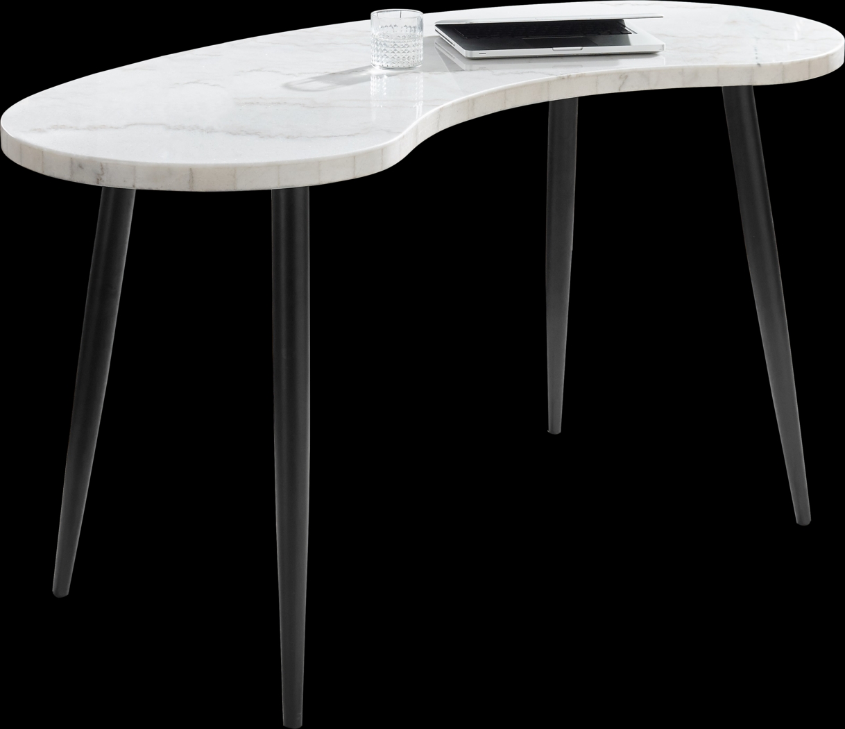 Bollen White Marble Desk - Thumbnail - Image 1