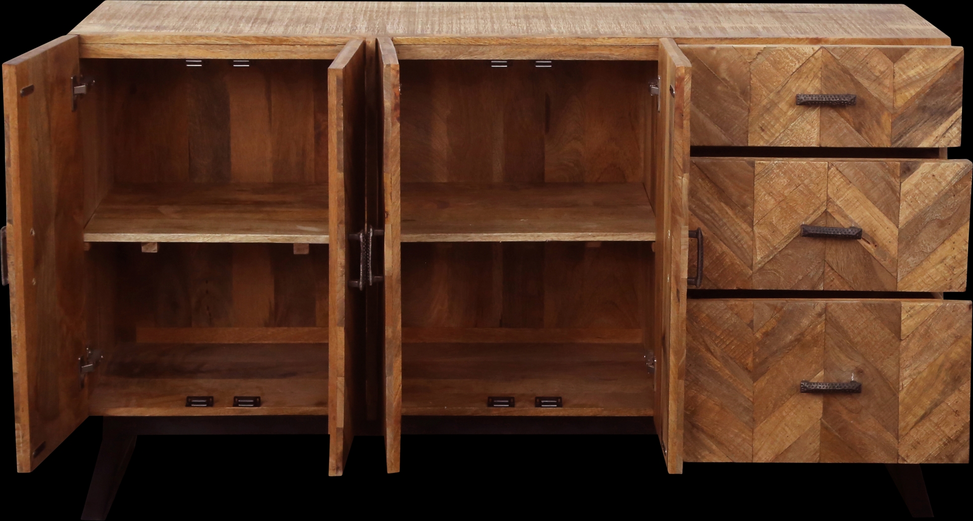 Bolsover Brown Credenza - Thumbnail - Image 3