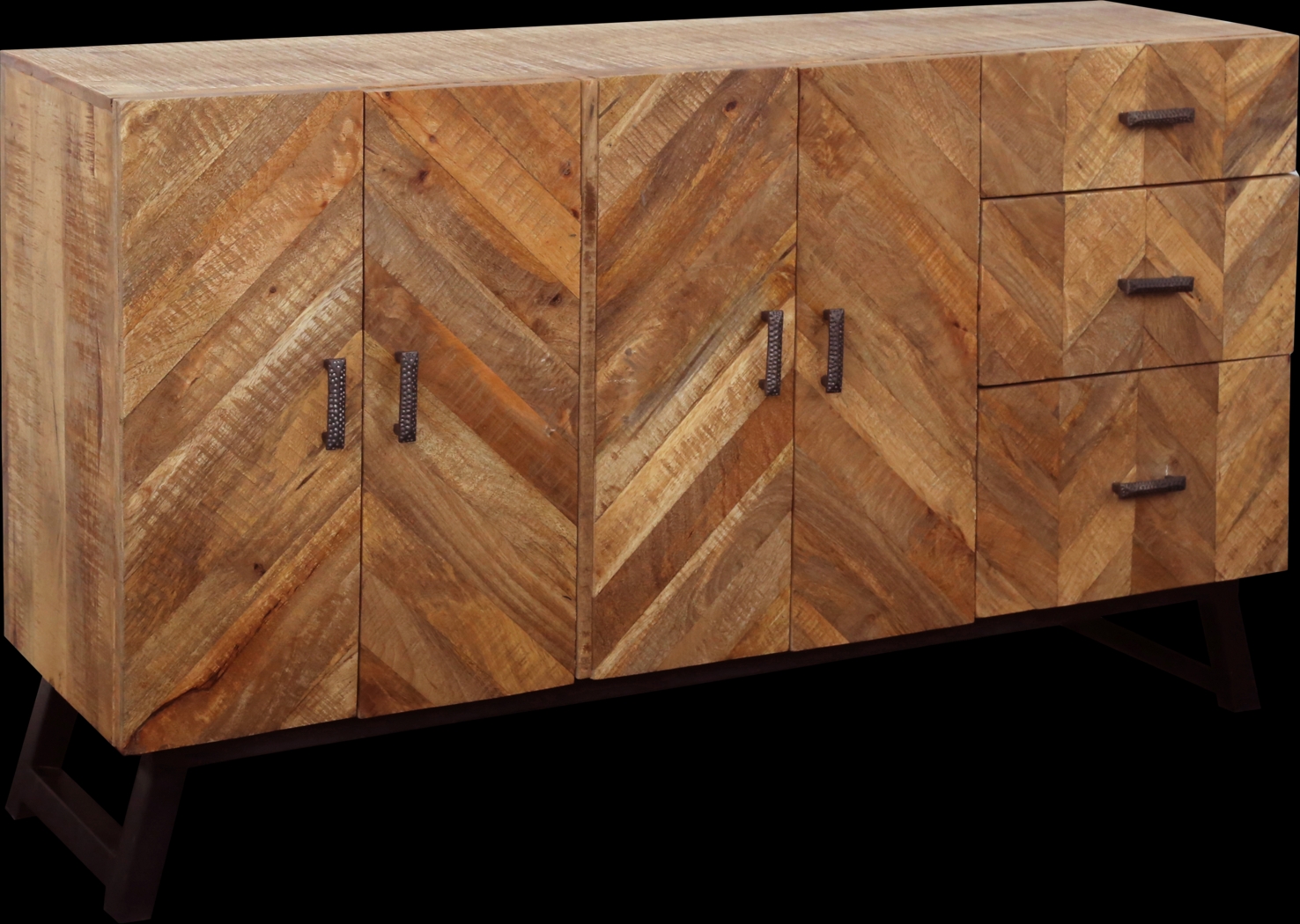 Bolsover Brown Credenza - Thumbnail - Image 1