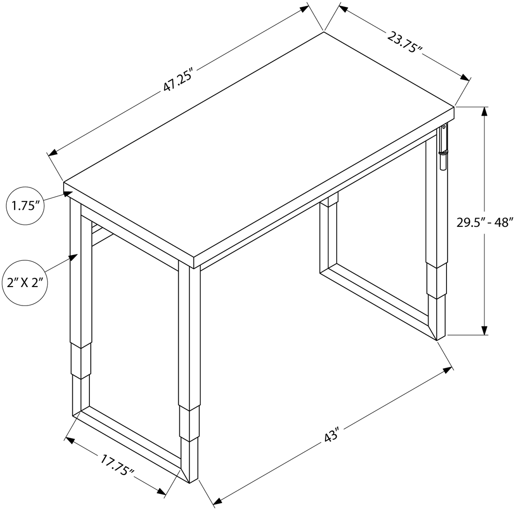 Bomford White Desk - Thumbnail - Image 17