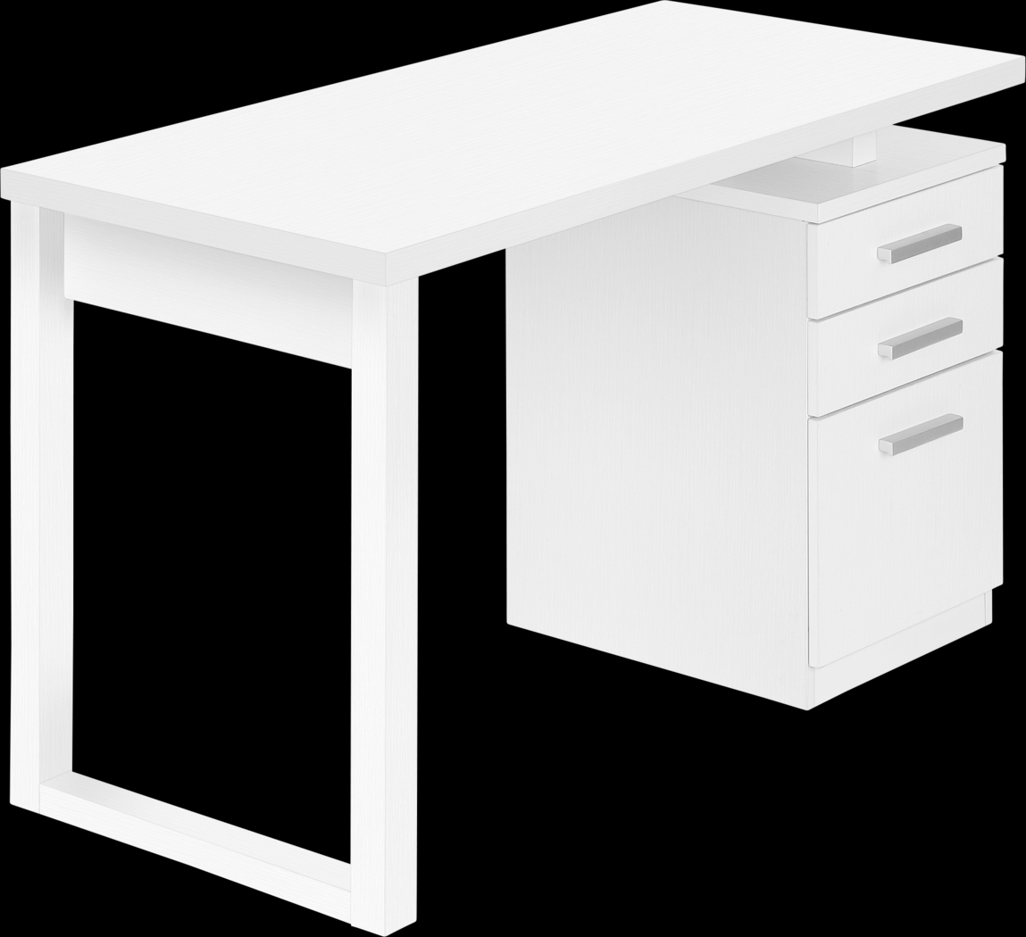 Bonacker White Desk - Thumbnail - Image 1