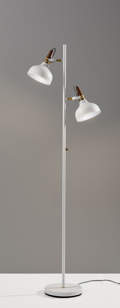 Bonaffon White Floor Lamp - Thumbnail - Image 2