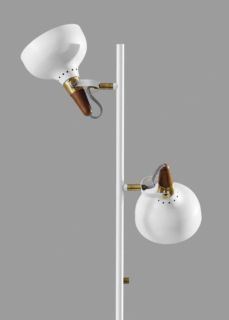 Bonaffon White Floor Lamp - Thumbnail - Image 5