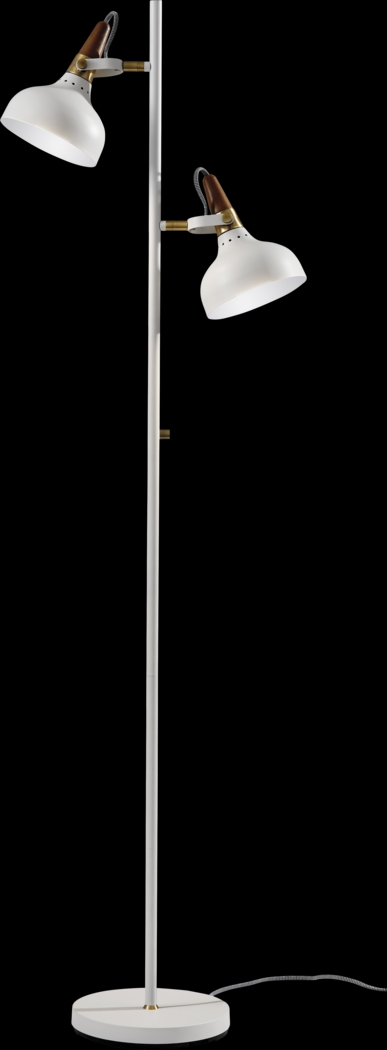 Bonaffon White Floor Lamp - Thumbnail - Image 1