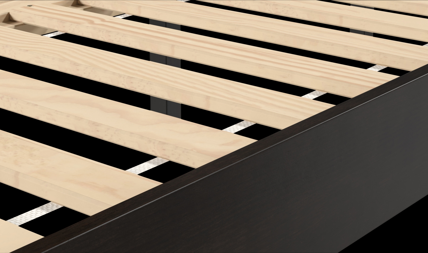 Bonariden Black Full Platform Bed - Thumbnail - Image 4