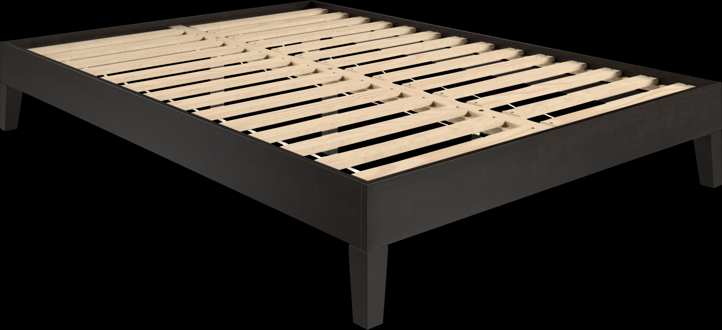 Bonariden Black Full Platform Bed - Thumbnail - Image 1