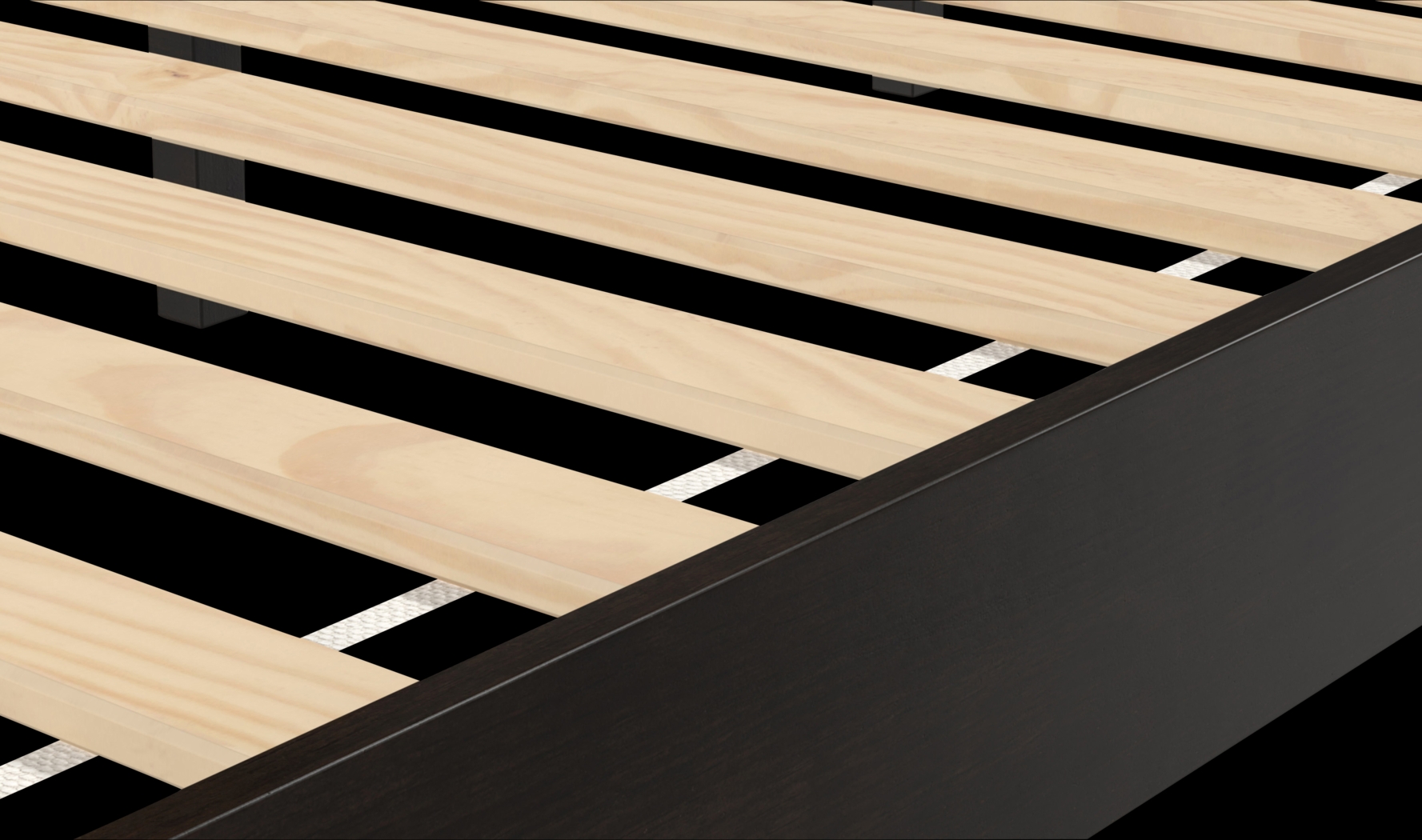 Bonariden Black King Platform Bed - Thumbnail - Image 4