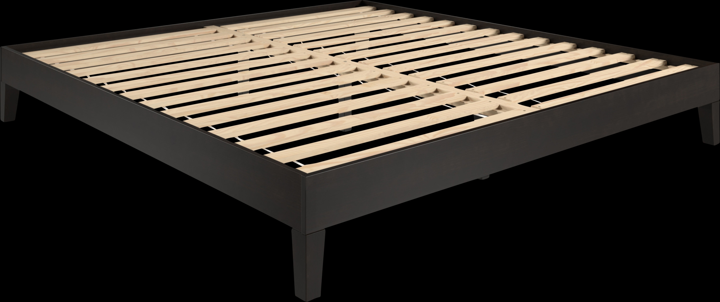 Bonariden Black King Platform Bed - Thumbnail - Image 1