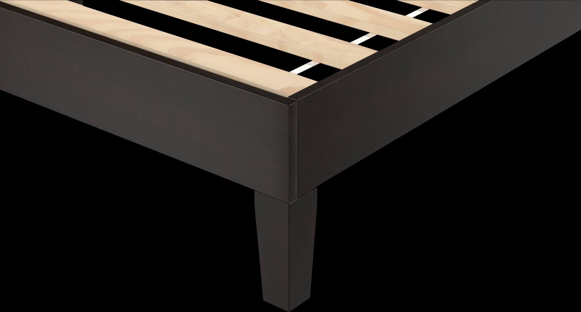 Bonariden Black Queen Platform Bed - Thumbnail - Image 3