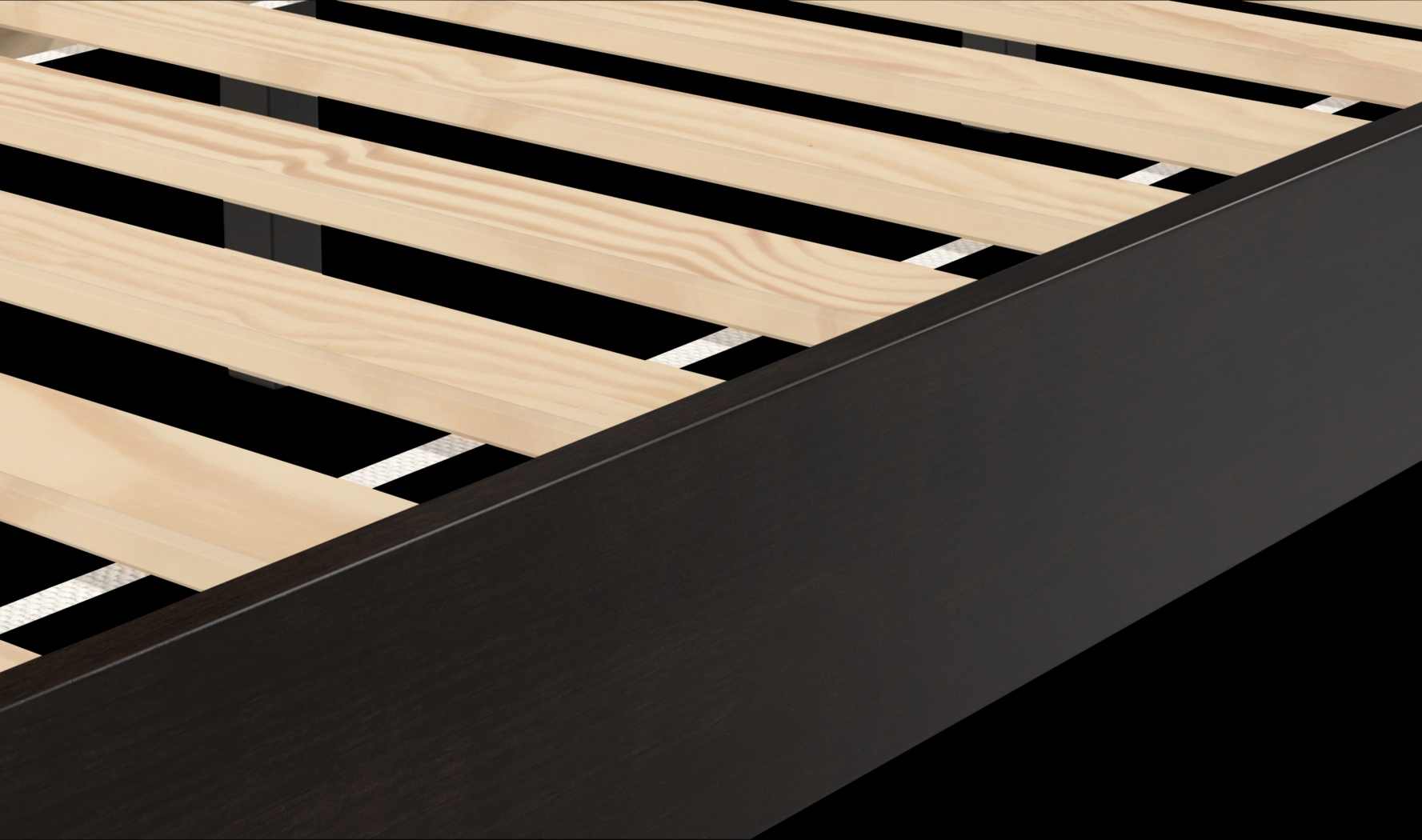 Bonariden Black Queen Platform Bed - Thumbnail - Image 4