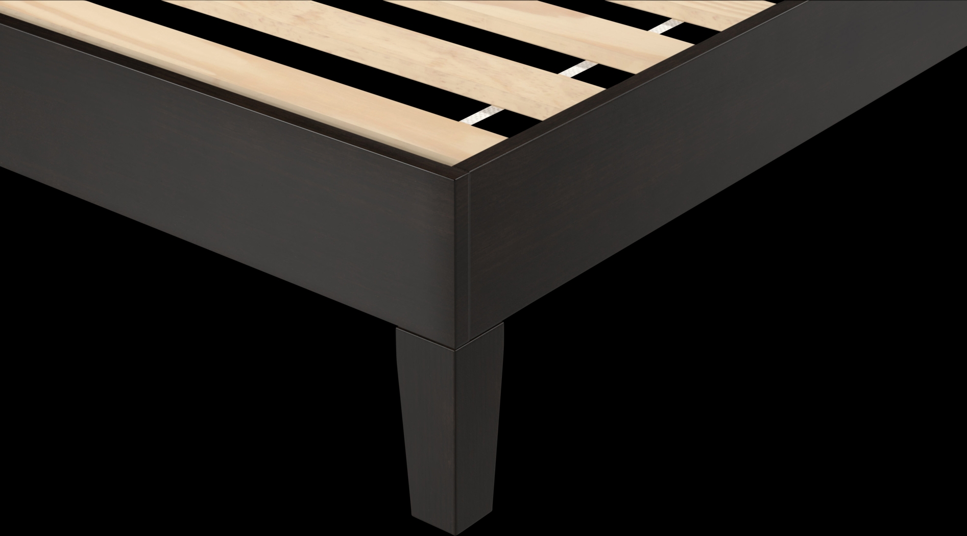 Bonariden Black Twin Platform Bed - Thumbnail - Image 3