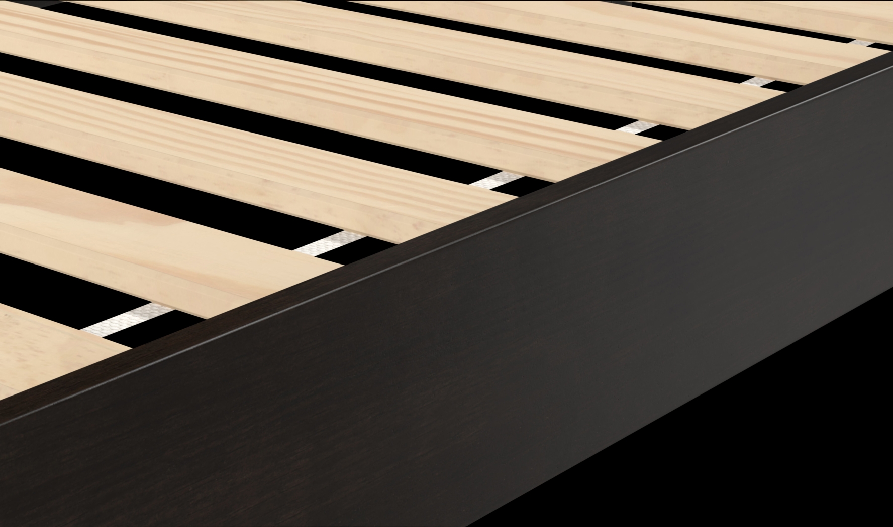 Bonariden Black Twin Platform Bed - Thumbnail - Image 4