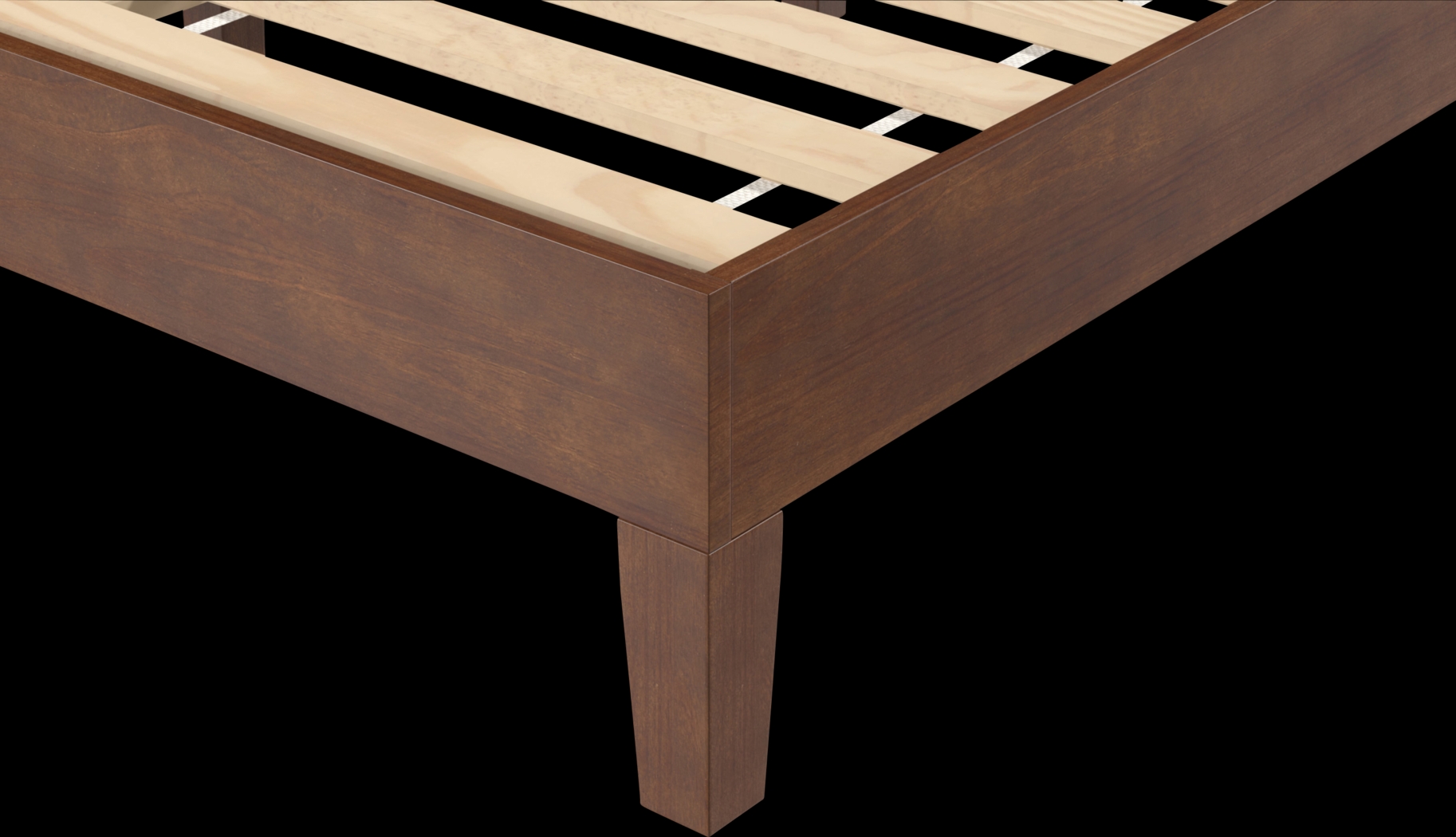 Bonariden Brown Full Platform Bed - Thumbnail - Image 3