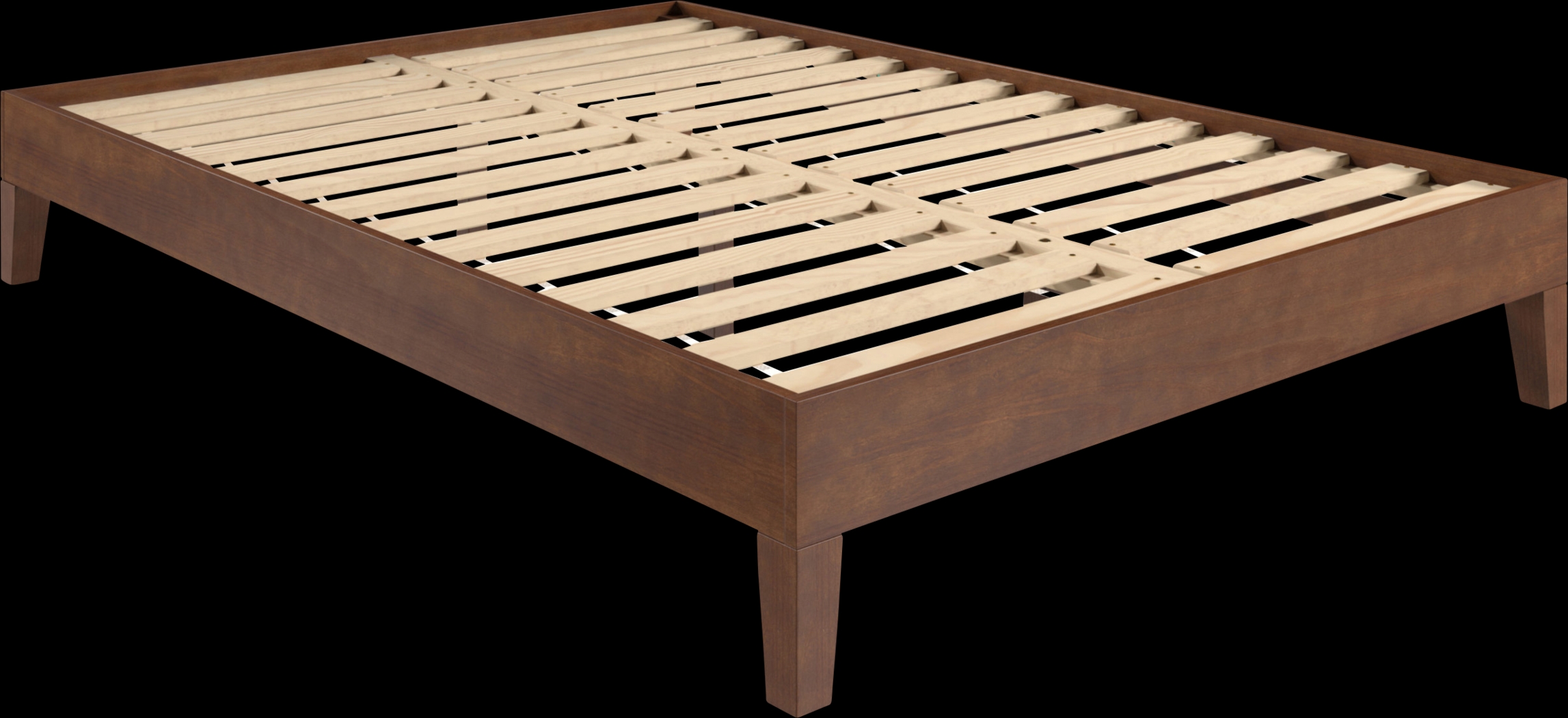 Bonariden Brown Full Platform Bed - Thumbnail - Image 1