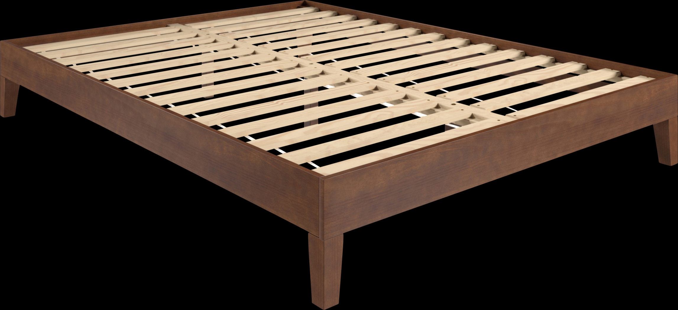 Bonariden Brown Queen Platform Bed - Thumbnail - Image 1