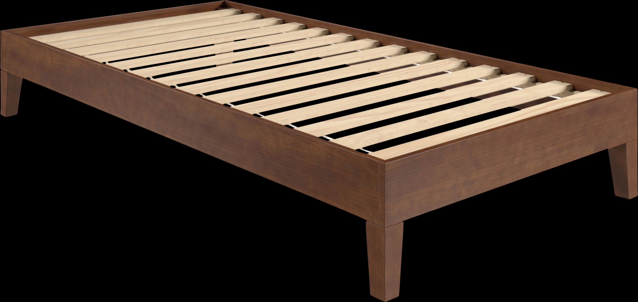 Bonariden Brown Twin Platform Bed - Thumbnail - Image 1