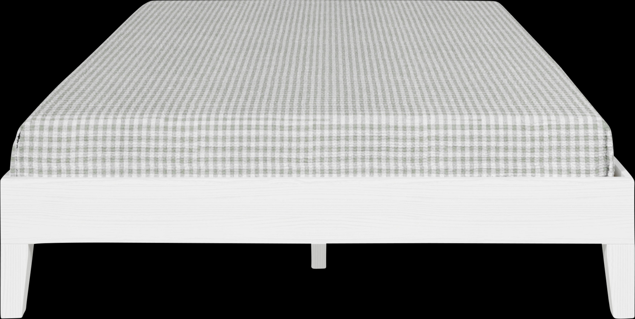 Bonariden White Full Platform Bed - Thumbnail - Image 2