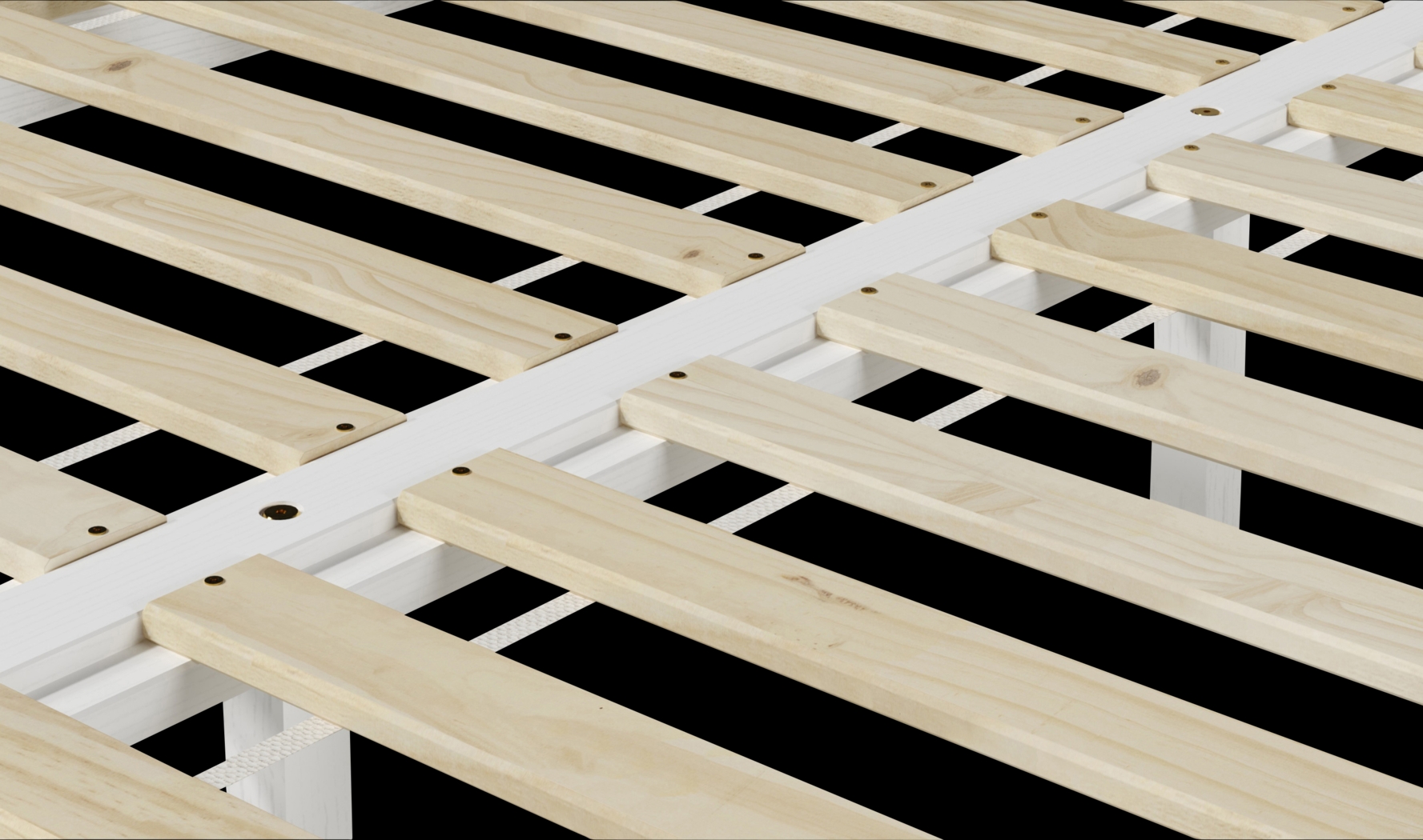 Bonariden White Queen Platform Bed - Thumbnail - Image 4