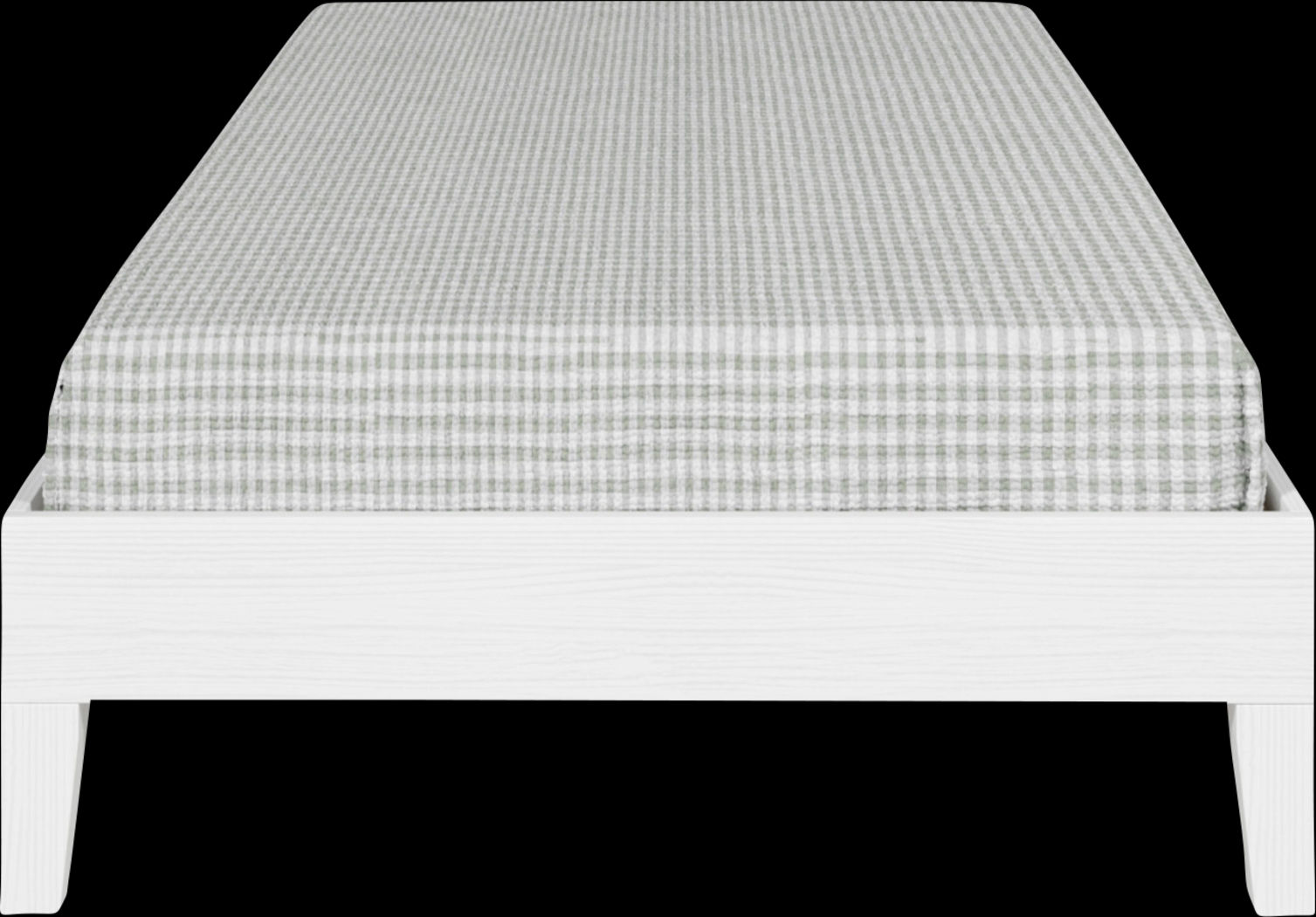 Bonariden White Twin Platform Bed - Thumbnail - Image 2