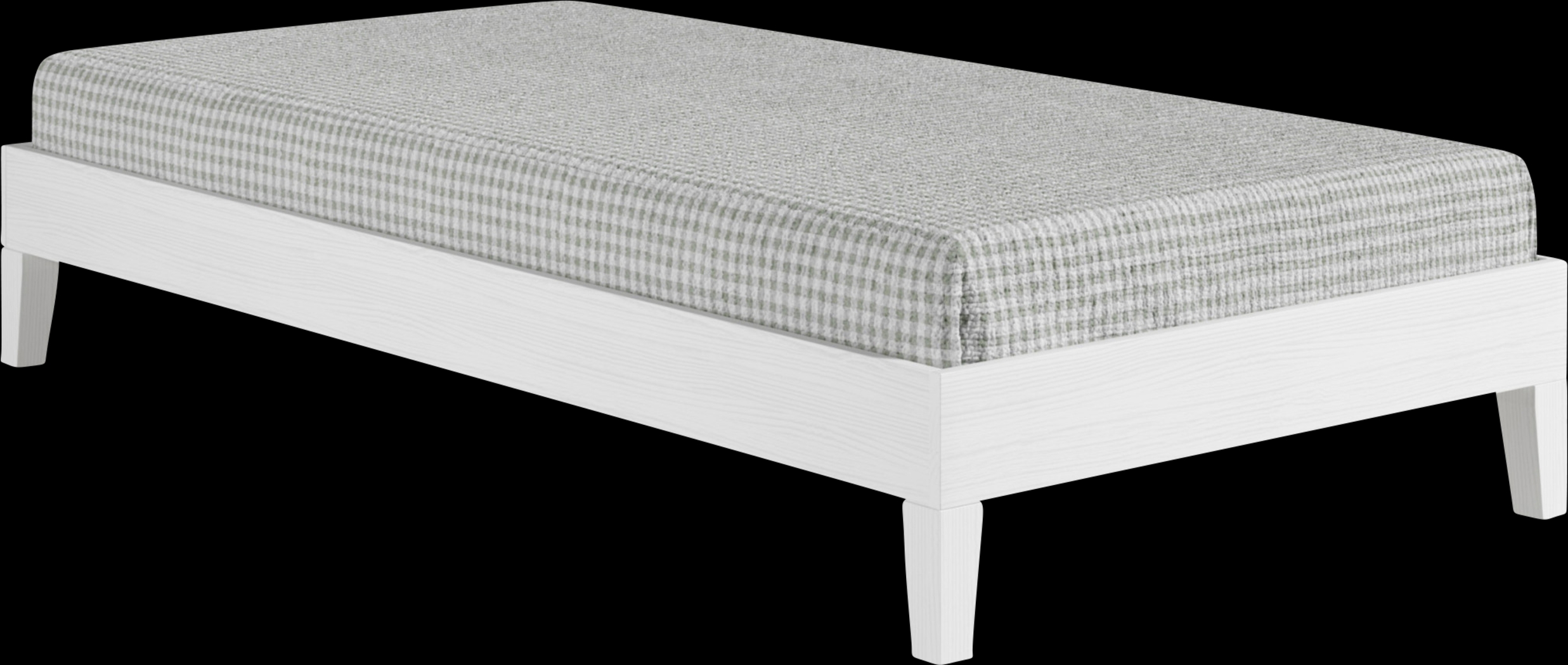 Bonariden White Twin Platform Bed - Thumbnail - Image 1