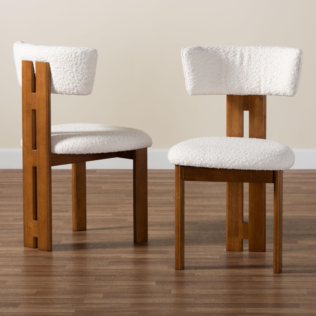 Bonarosa Cream Dining Chair, Set of 2 - Thumbnail - Image 3
